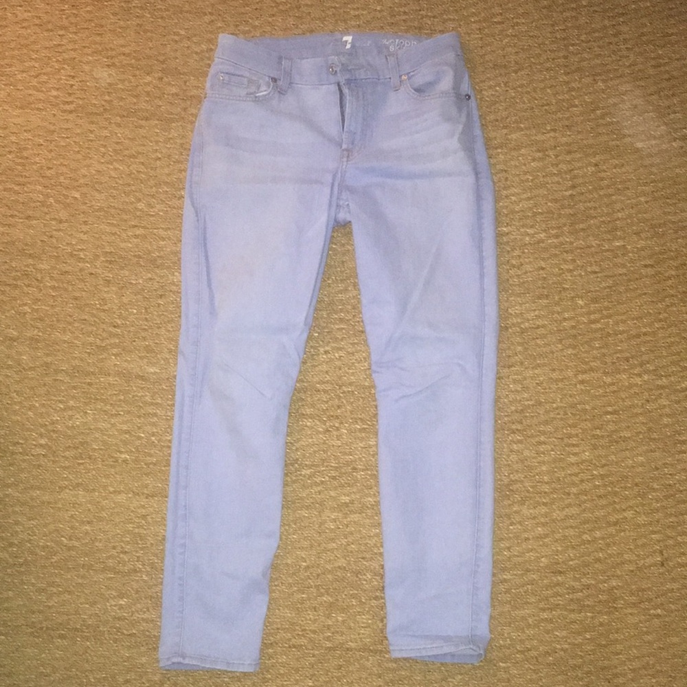 7 for All Mankind Skinny Jeans. WORN ONCE